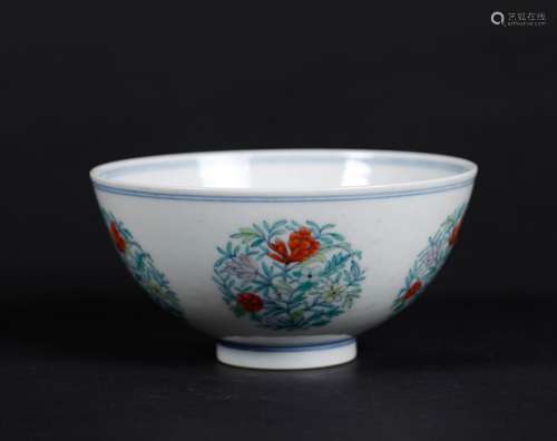 A Chinese Dou-Cai Porcelain Bowl