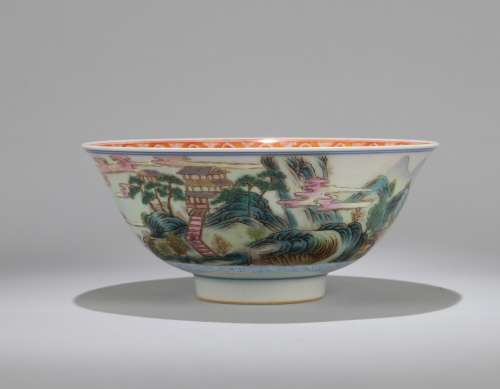 A Chinese Famille-Rose Porcelain Bowl