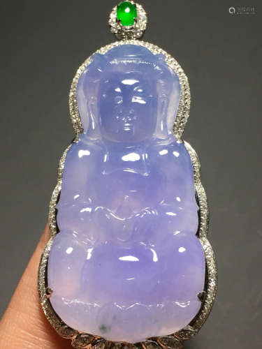 A ICY LAVANDER JADEITE 