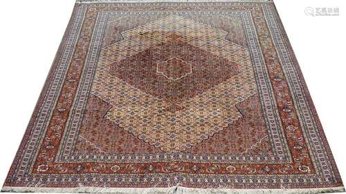 Tapis Bidjar. Multiples médaillons imbriqués et en…