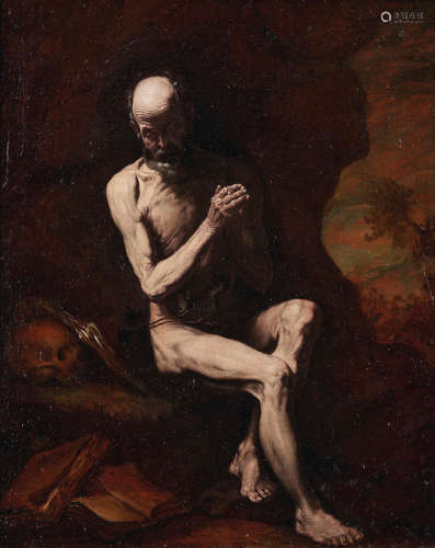 Saint Jerome in prayer Jusepe de Ribera(Jativa 1588-1656 Naples)