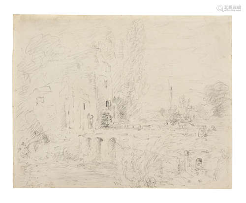 Fittleworth Mill, Sussex John Constable  R.A.(East Bergholt 1776-1837 London)