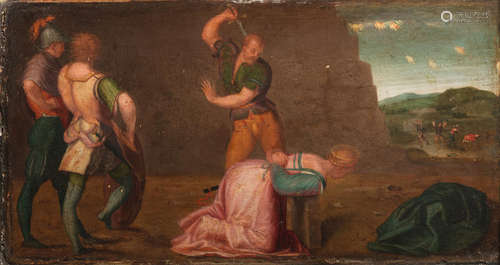 The beheading of Saint Barbara Florentine SchoolFirst quarter of the 16th Century