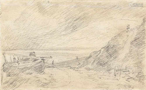 Scene on Brighton Beach John Constable  R.A.(East Bergholt 1776-1837 London)