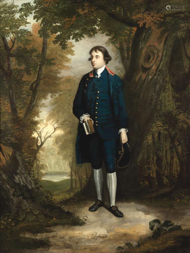 Portrait of Charles James Fox, full-length, standing in a landscape Benjamin Wilson(Leeds 1721-1788 London)