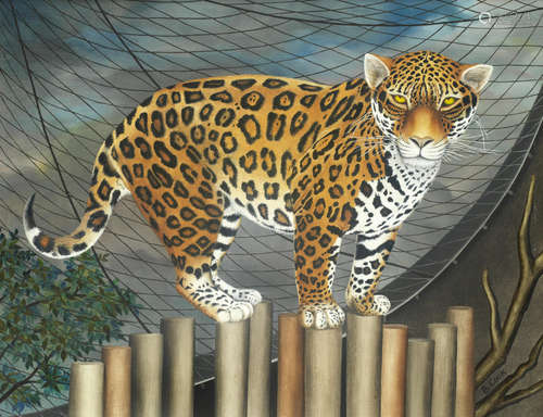 The Jaguar Beryl Cook(British, 1926-2008)