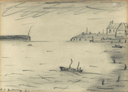 Boats Laurence Stephen Lowry R.A.(British, 1887-1976)