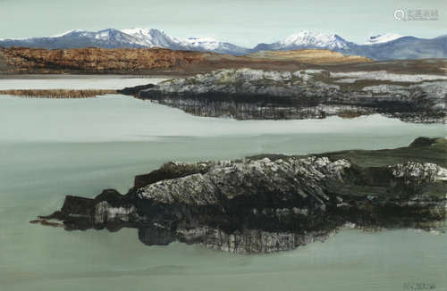 Winter, Salt Lake, Clifden Cecil Maguire R.U.A.(Irish, born 1930)