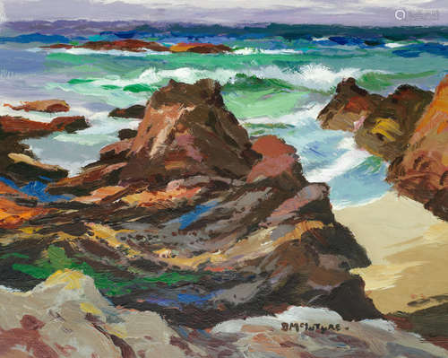 Rocky Shore No. 11 Donald McIntyre(British, 1923-2009)