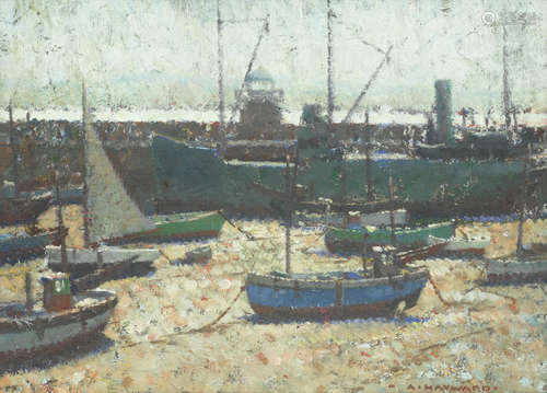 St Ives Harbour Arthur Hayward(British, 1889-1962)