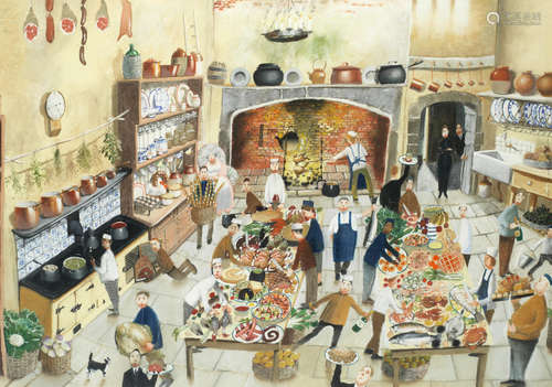 The Kitchen Richard Adams(British, born 1960)