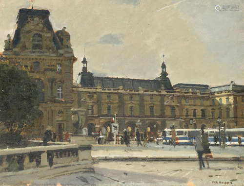 The Louvre  Ken Howard R.A.(British, born 1932)