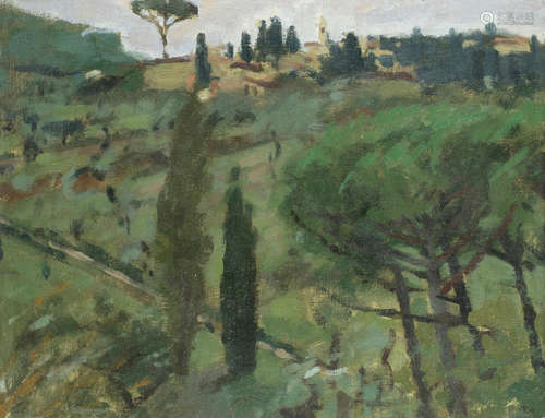 Villa i Tatti, Settignano Ken Howard R.A.(British, born 1932)