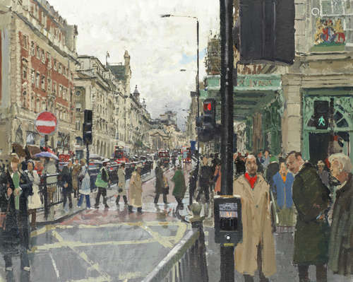 Winter Piccadilly 2 Peter Brown N.E.A.C.(British, born 1967)