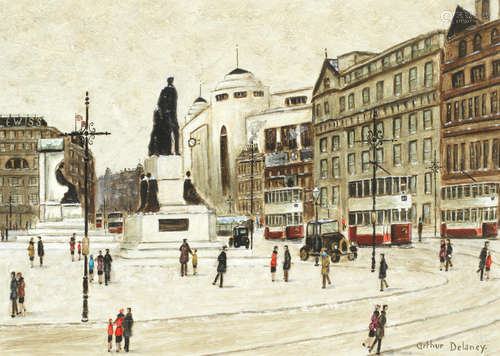 Piccadilly, Manchester Arthur Delaney(British, 1927-1987)