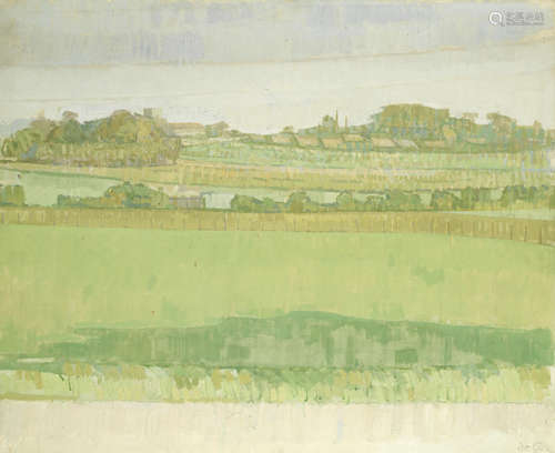 Green Landscape Sir Roger de Grey, P.R.A.(British, 1918-1995)