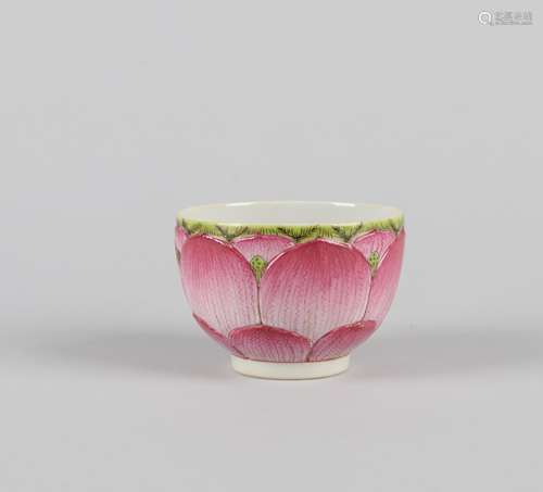 A Chinese Famille-Rose Porcelain Cup