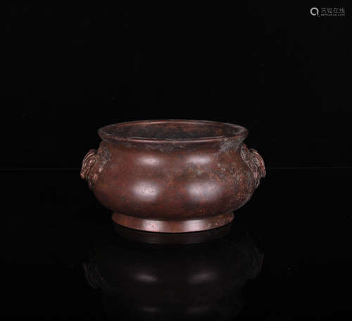 A Chinese Bronze Incense Burner