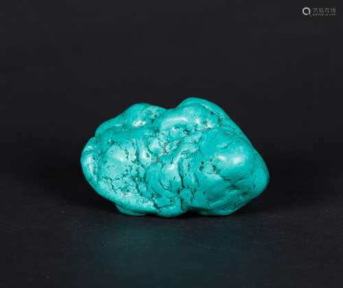 A Chinese Carved Turquoise Decoration