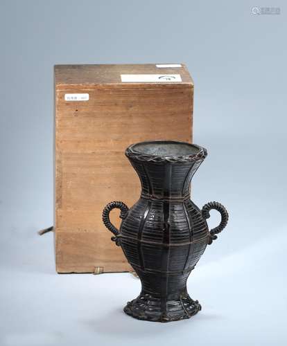 A Japanese Bronze Vase