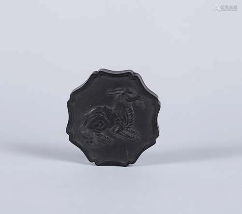 A Chinese Carved Ink Cake