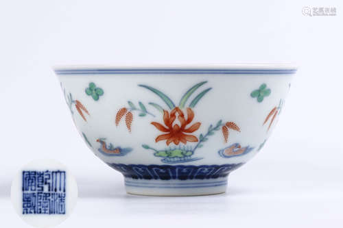 A Chinese Blue and White Porcelain Bowl