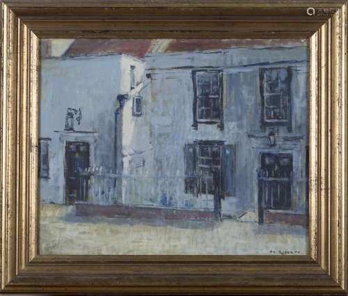 T.K. Roberts - Street Scene, purportedly Enfield, 20th century oil on canvas, signed recto, James