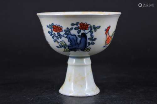 Ming Porcelain DouCai Cup