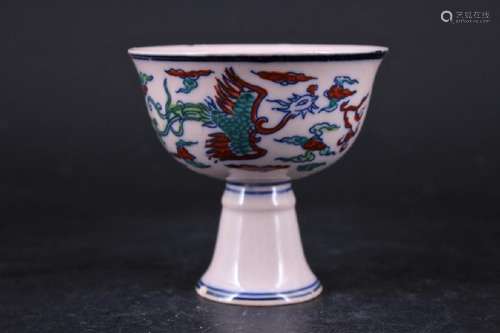 Ming Porcelain DouCai Cup