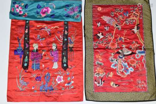 Two Chinese Embroideries