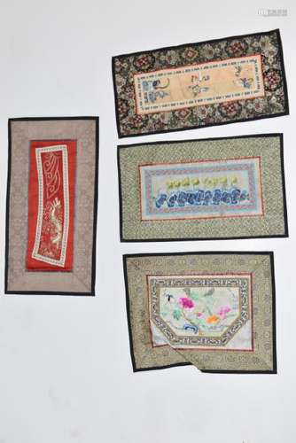 Group of Chinese Embroideries