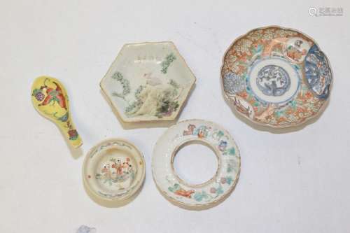 Group of 19th C. Chinese Famille Rose Wares