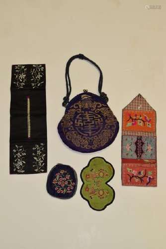 Group of Chinese Embroideries