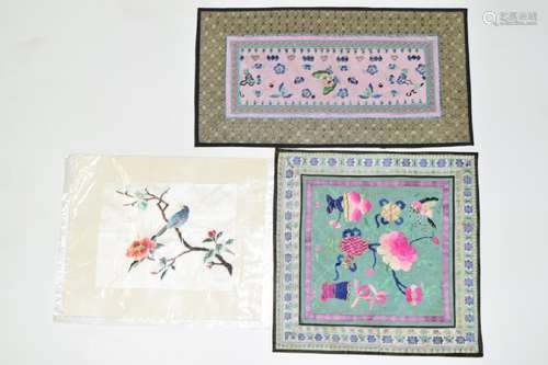 Group of Chinese Embroideries