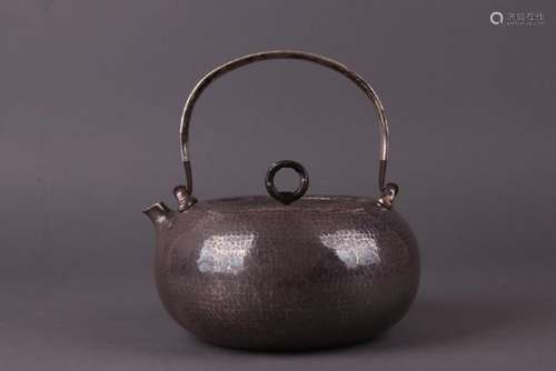 Japanese Silver Teapot With Mark