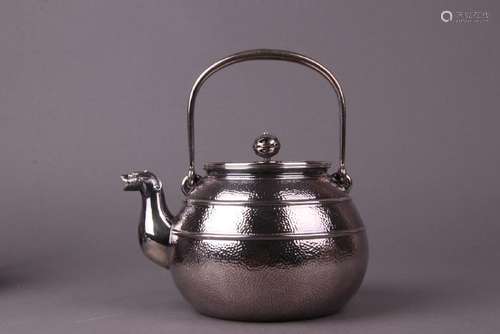 Japanese Silver Teapot With Mark