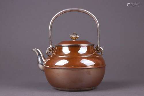 Japanese Silver Teapot With Mark