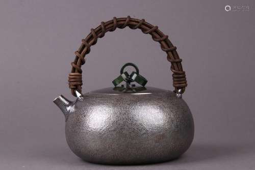 Japanese Silver Teapot With Mark