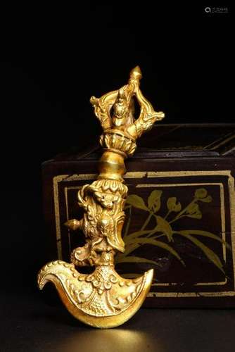 Gilt Bronze Vajra Kartika