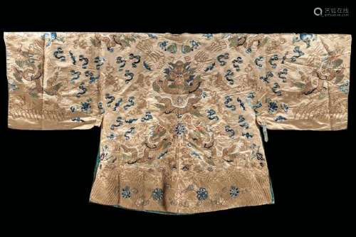 Silk Embroidered Informal Dragon Robe