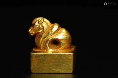 Pure Gold Mythical Beast Seal