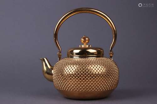 Japanese Silver Teapot With Mark