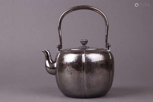 Japanese Silver Teapot With Mark