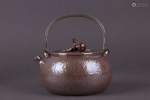 Japanese Silver Teapot With Mark