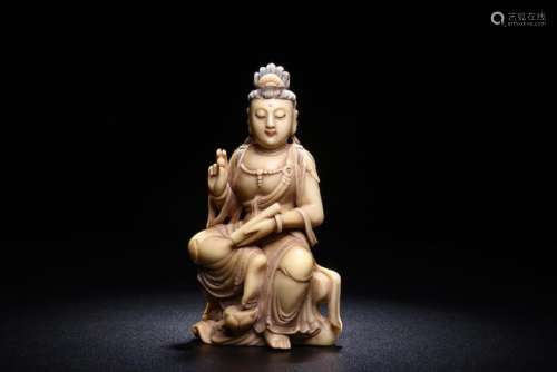 Soap Stone Figure Of GuanYin