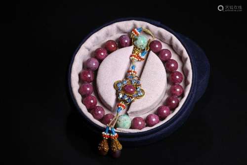 18 Bead Ruby Prayer Bracelet