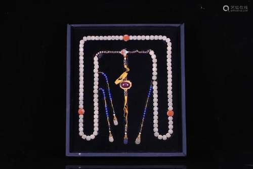 Qing Dyn. Imperial Pearl Court Necklace