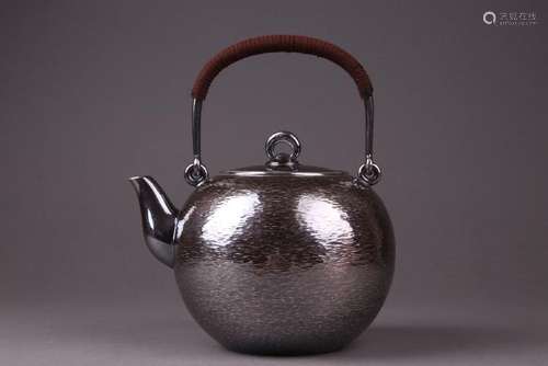 Japanese Silver Teapot With Mark