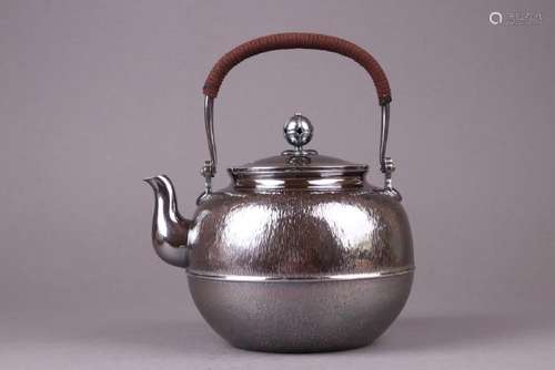 Japanese Silver Teapot With Mark