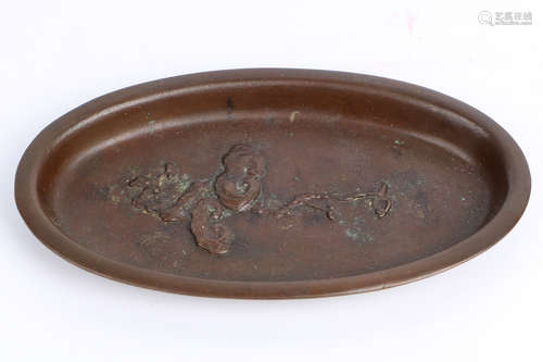 A Chinese Bronze Plate